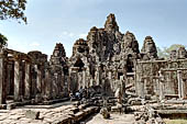 Angkor Thom - Bayon temple, east gopura of the third enclosure 